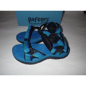 Rafters Performance Sandals Youth 5 Seaport blue Rainier Kids Hike Trail‎